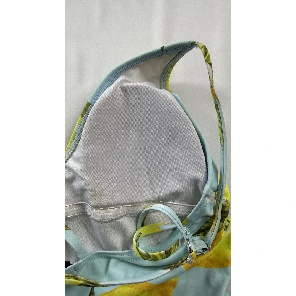 Marinavida Lemon Women' M One Piece Swimsuit‎ Crisscross Strap